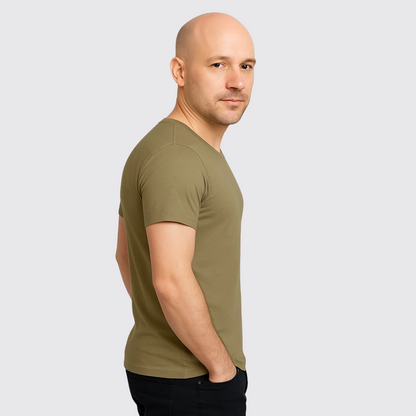 Rundhals Khaki