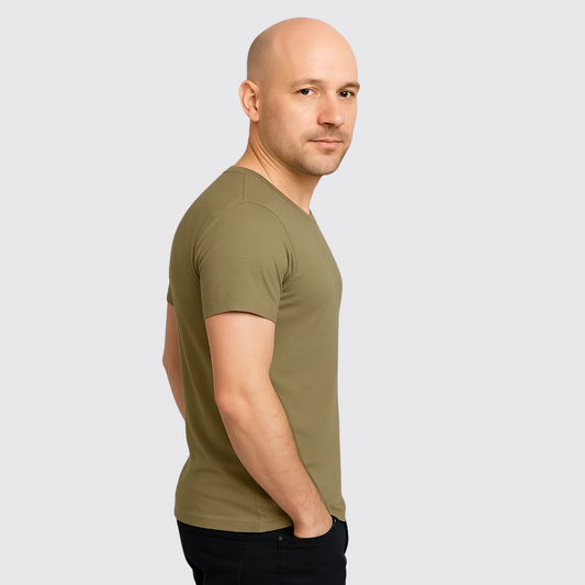 Rundhals Khaki